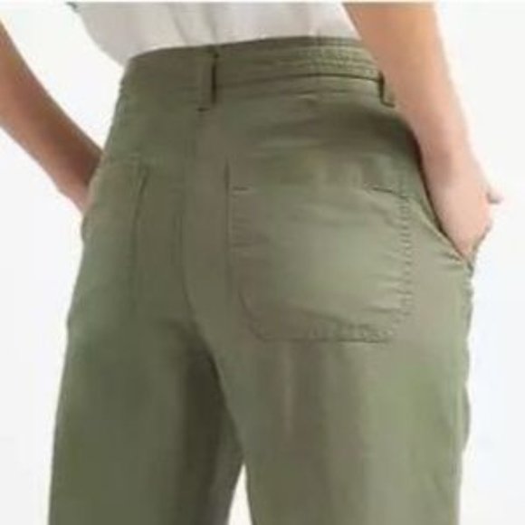 Gap Tie Belt Wide Leg Trousers Pants, Black (20) - Picture 3 of 4